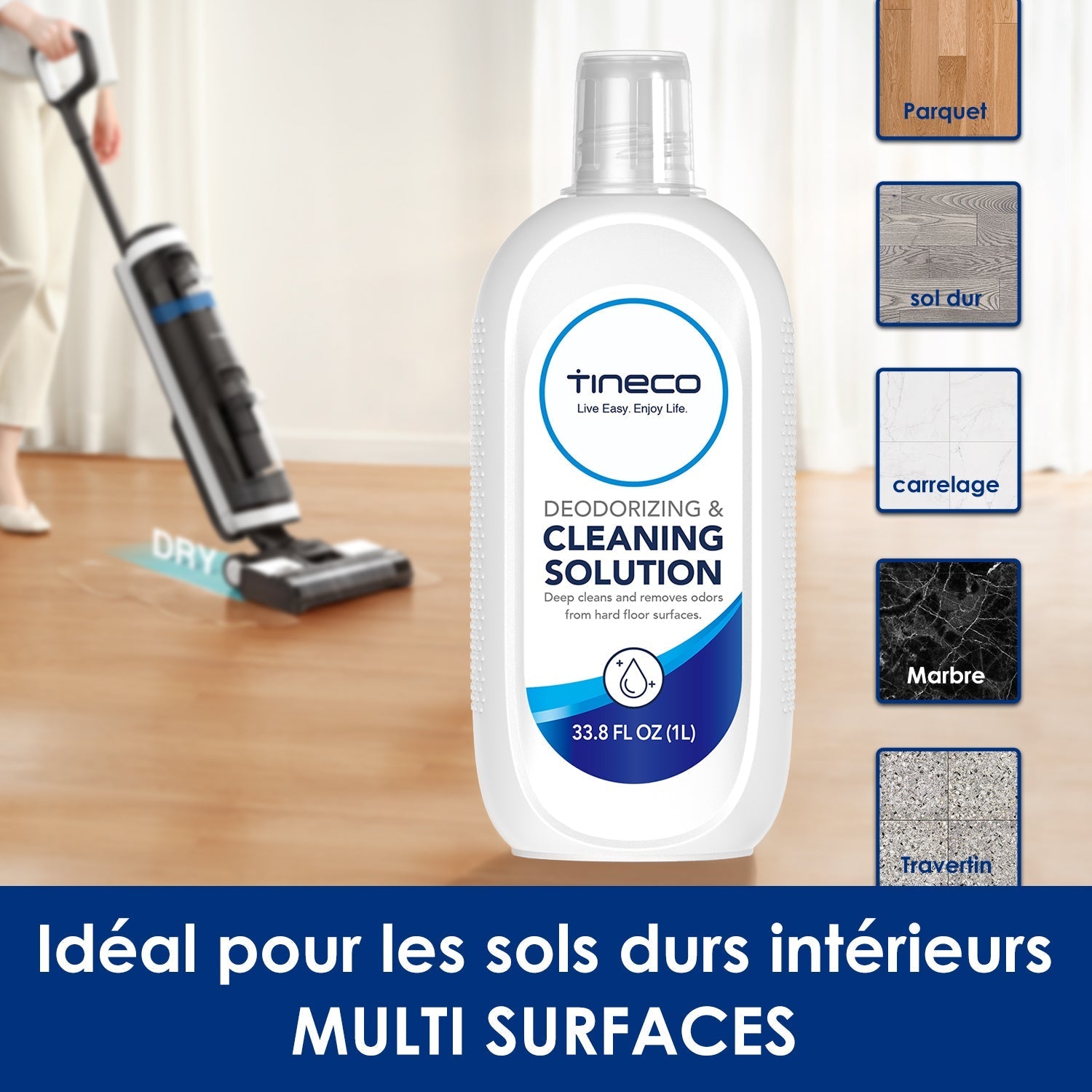 Formule Nettoyante Tineco | Compatible S3, S5, iFloor 3 | Nettoyage Multi-Surfaces