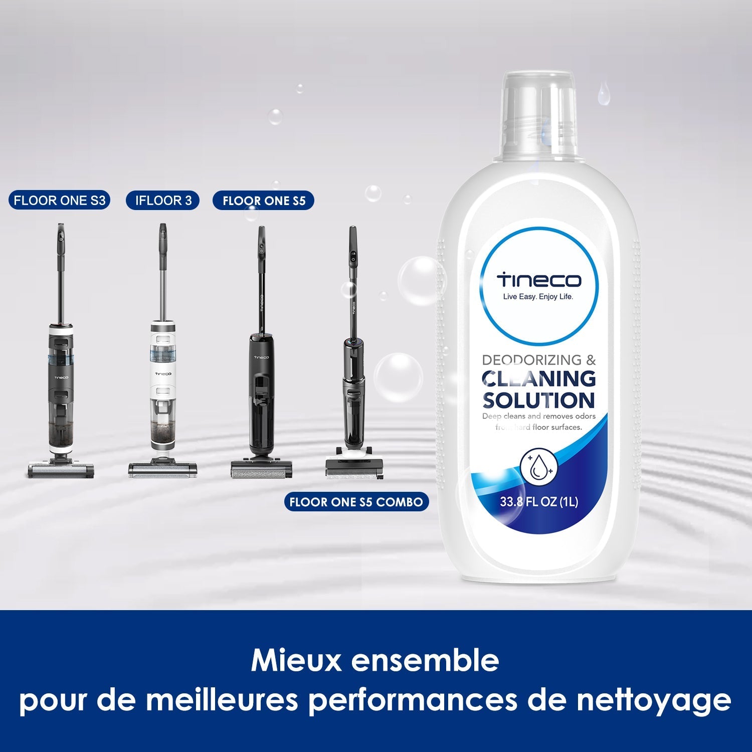 Formule Nettoyante Tineco | Compatible S3, S5, iFloor 3 | Nettoyage Multi-Surfaces