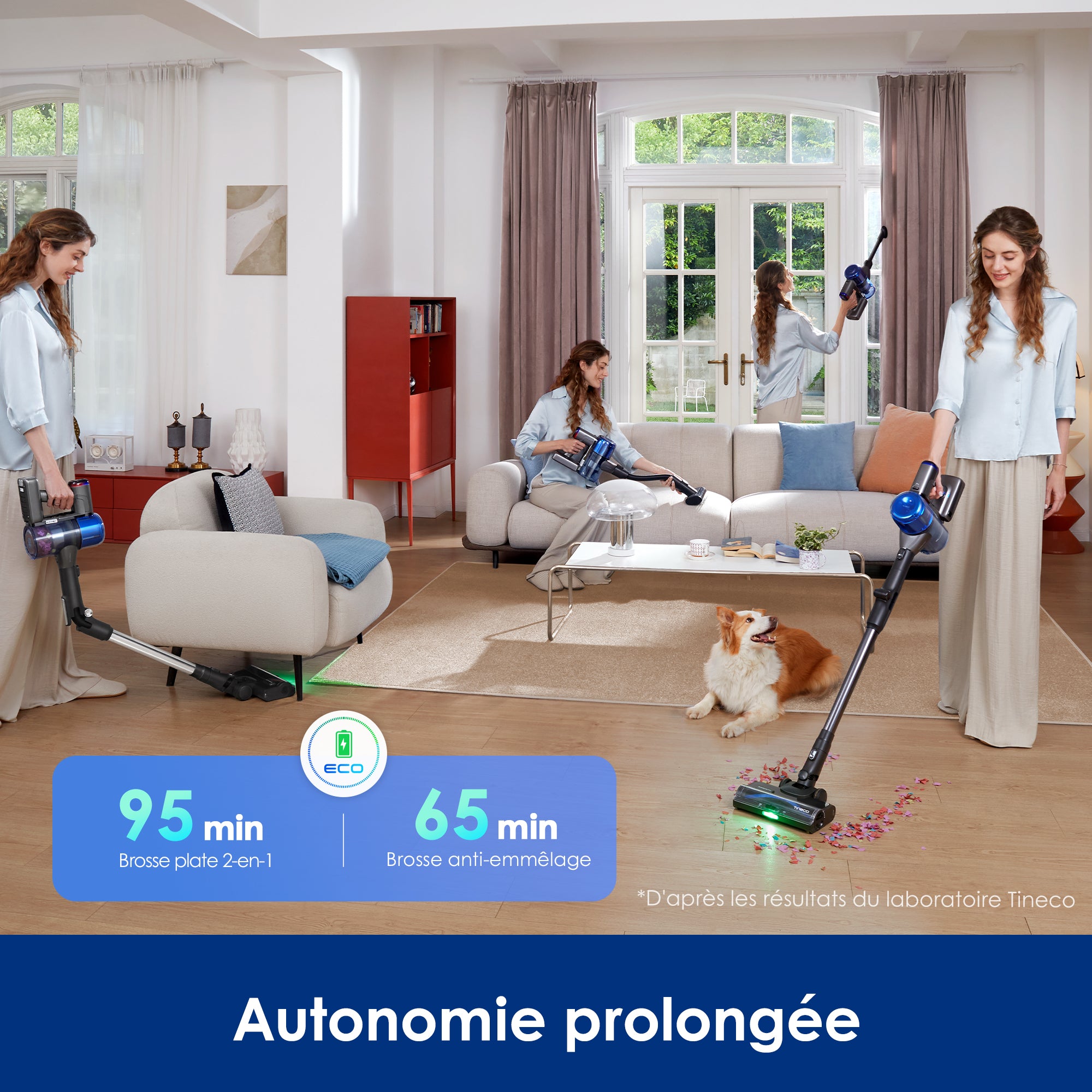 Tineco Pure One S70 Aspirateur Balai sans Fil(Gris)
